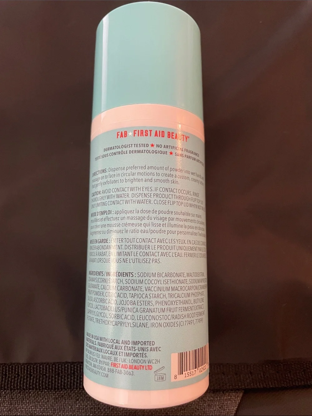 First Aid Beauty Brightening Micro Powder Exfoliant NWT 2oz